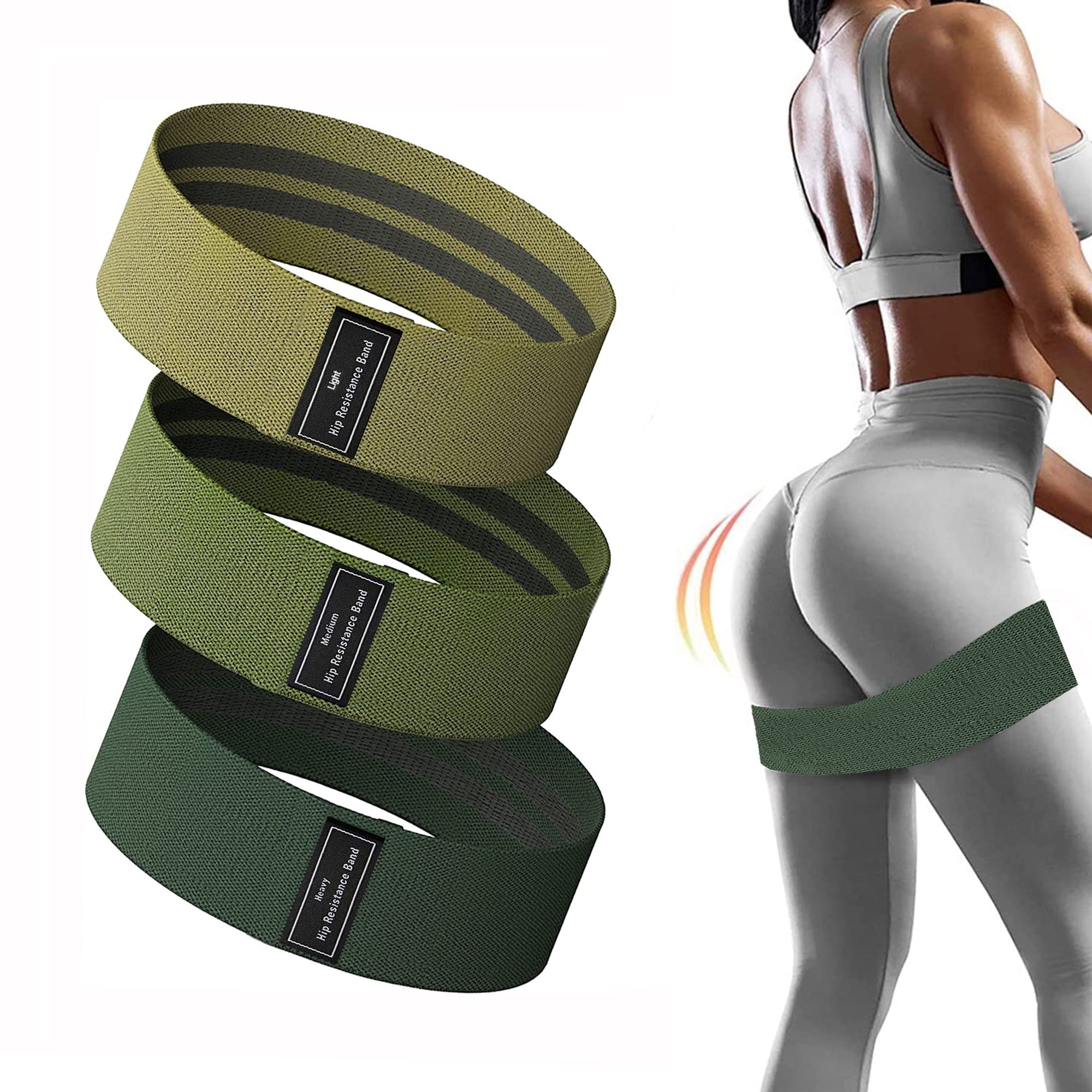 Hip Loop Resistance Bands Set