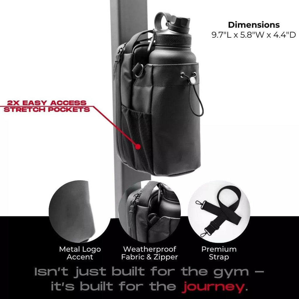 Magnetic multi-purpose crossbody gym Bag.