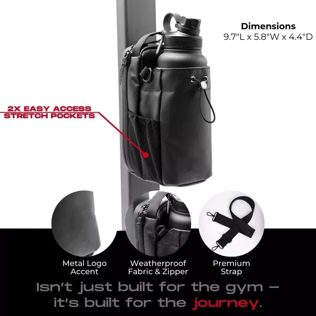 Magnetic multi-purpose crossbody gym Bag.
