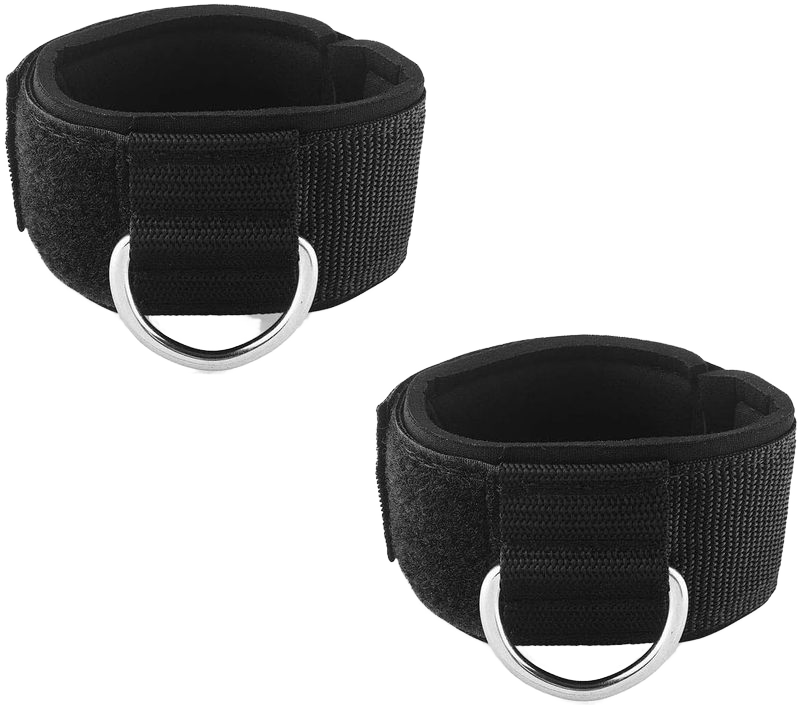 Steel & EVA Ankle and Wrist Straps for Strength Training